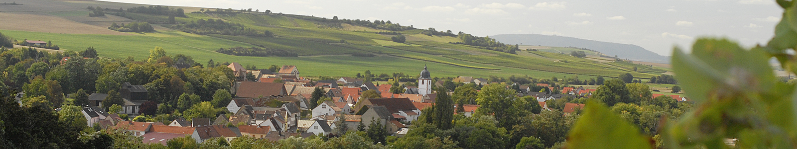 Dorf eingebettet in eine Landschaft ©DLR